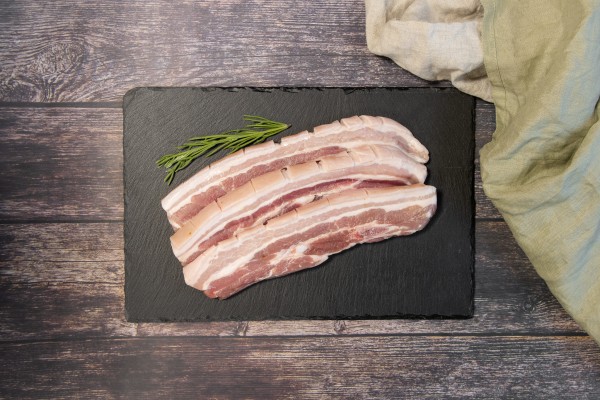 Schweinebauch vom Strohschwein