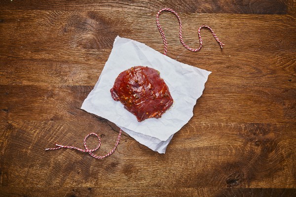 Hirschkalbshüfte mit Paprika-Marinade