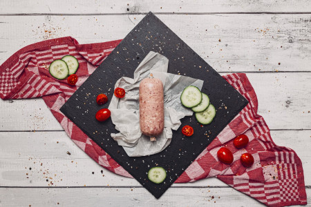 Gekochtes Mett vom Strohschwein