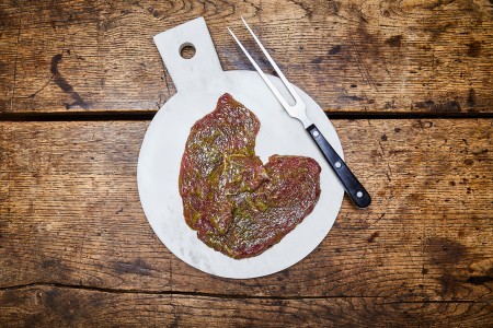 Rinderhüftsteak in Kräuterbutter