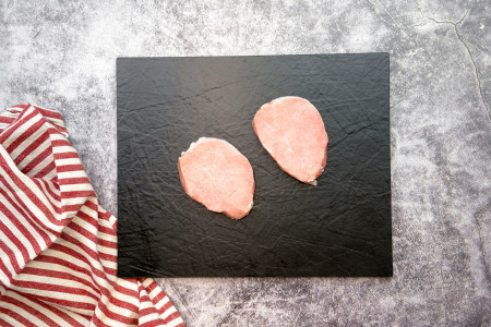 Schweinerückensteaks natur