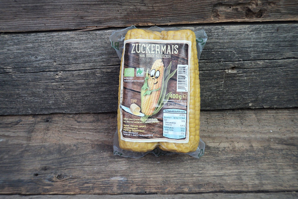 Bio Zuckermais gegart