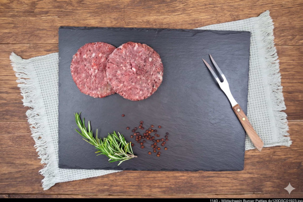 Wildschwein Burger Patties (2x120g)