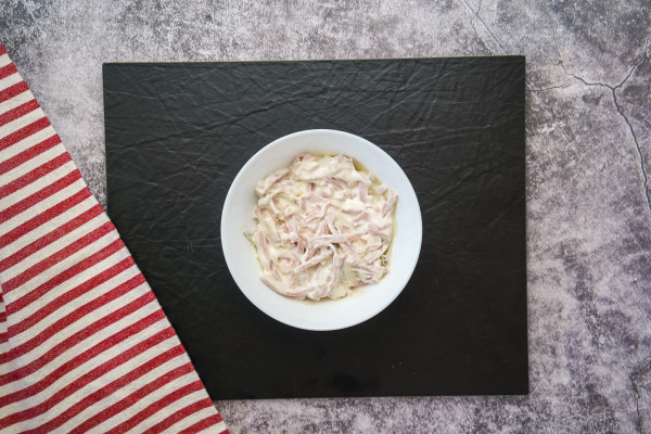 Fleischsalat ohne Kräuter