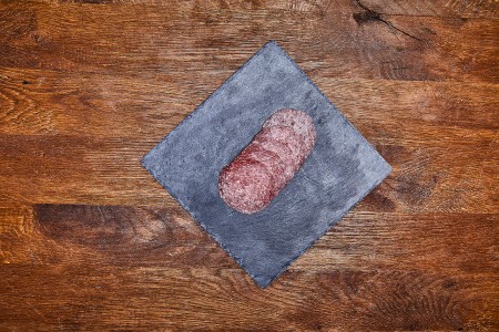 Getrocknete Salami vom Hausschwein