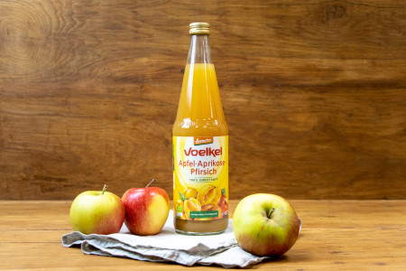 Bio Apfel - Pfirsich - Aprikosensaft