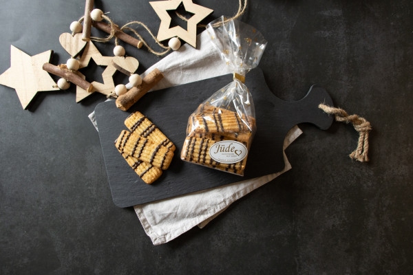 Spritzgebäck mit Glasur